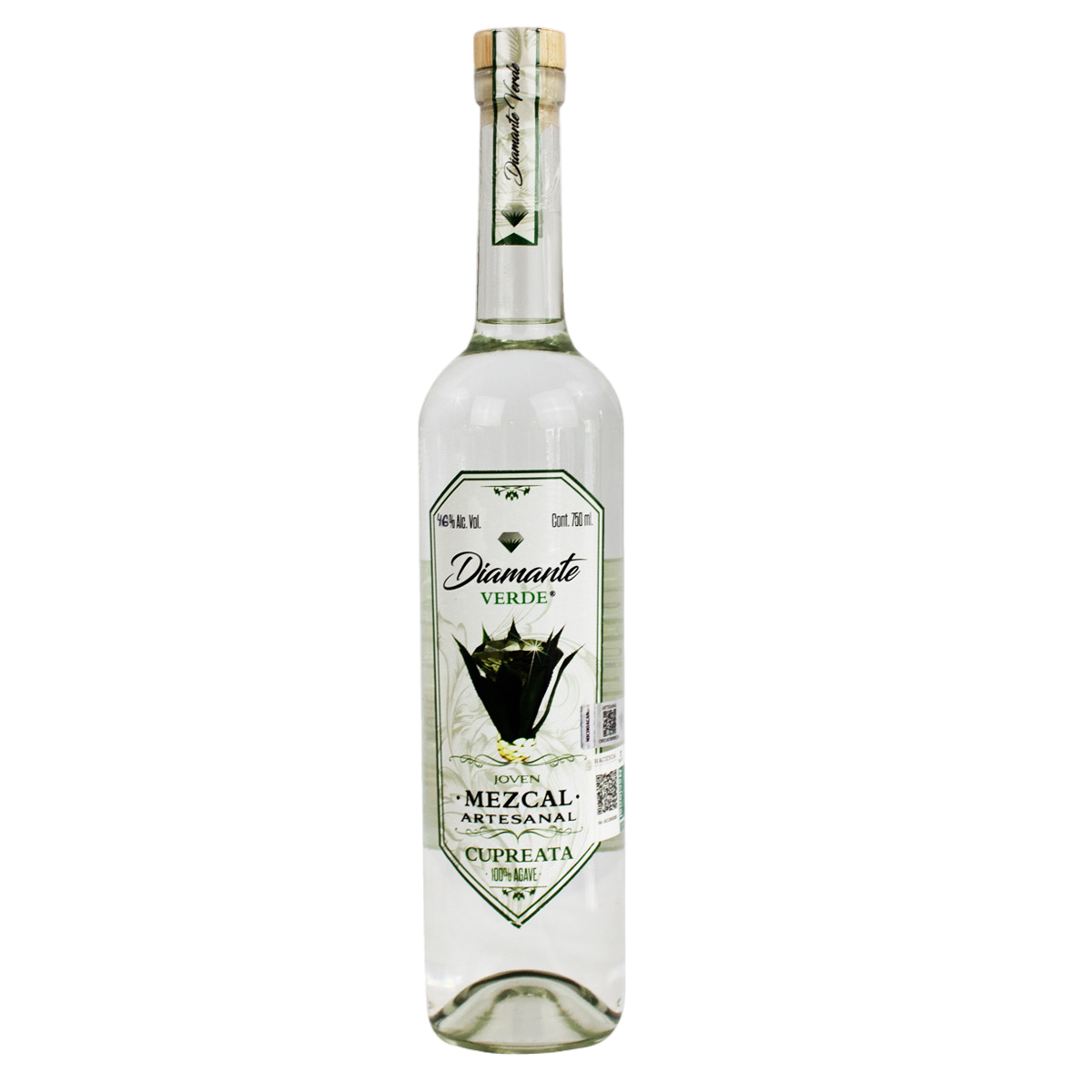 Diamante Verde Mezcal Cupreata bottle